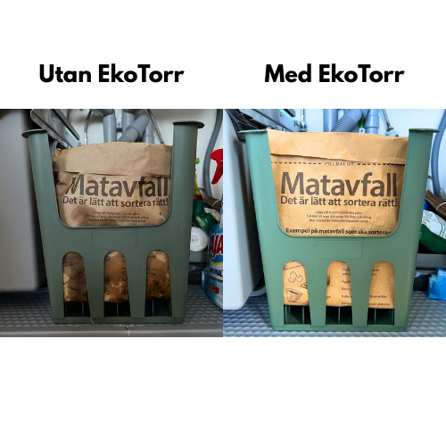 EkoTorr - Absorberande lappar som stoppar läckage av matavfall