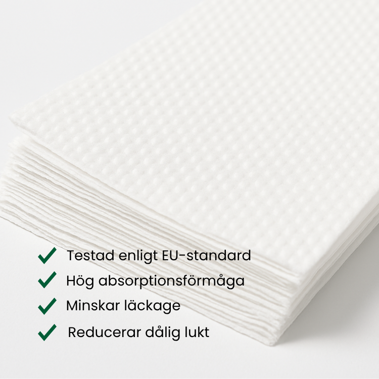 EkoTorr - Absorberande lappar som stoppar läckage av matavfall